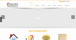 Desktop Screenshot of elitehomecareservices.com